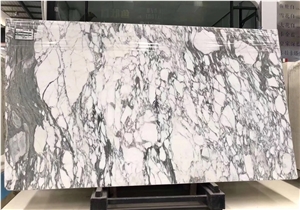 arabescato corchia kitchen marble slab floor french pattern 